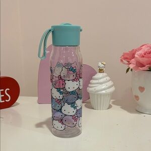 Hello Kitty Water Bottle with Teal Lid